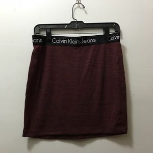 CK jeans bodycon skirt